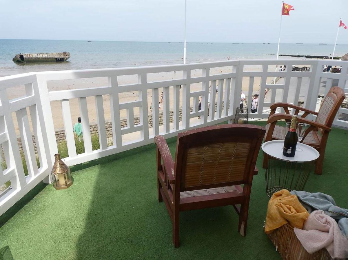Appartement De Standing - Avec Terrasse Et Vue Mer Arromanches-les-Bains Exterior photo